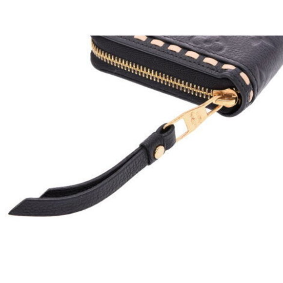 Louis Vuitton Empreinte Zippy Wallet Black Leather Long - Picture 6 of 12